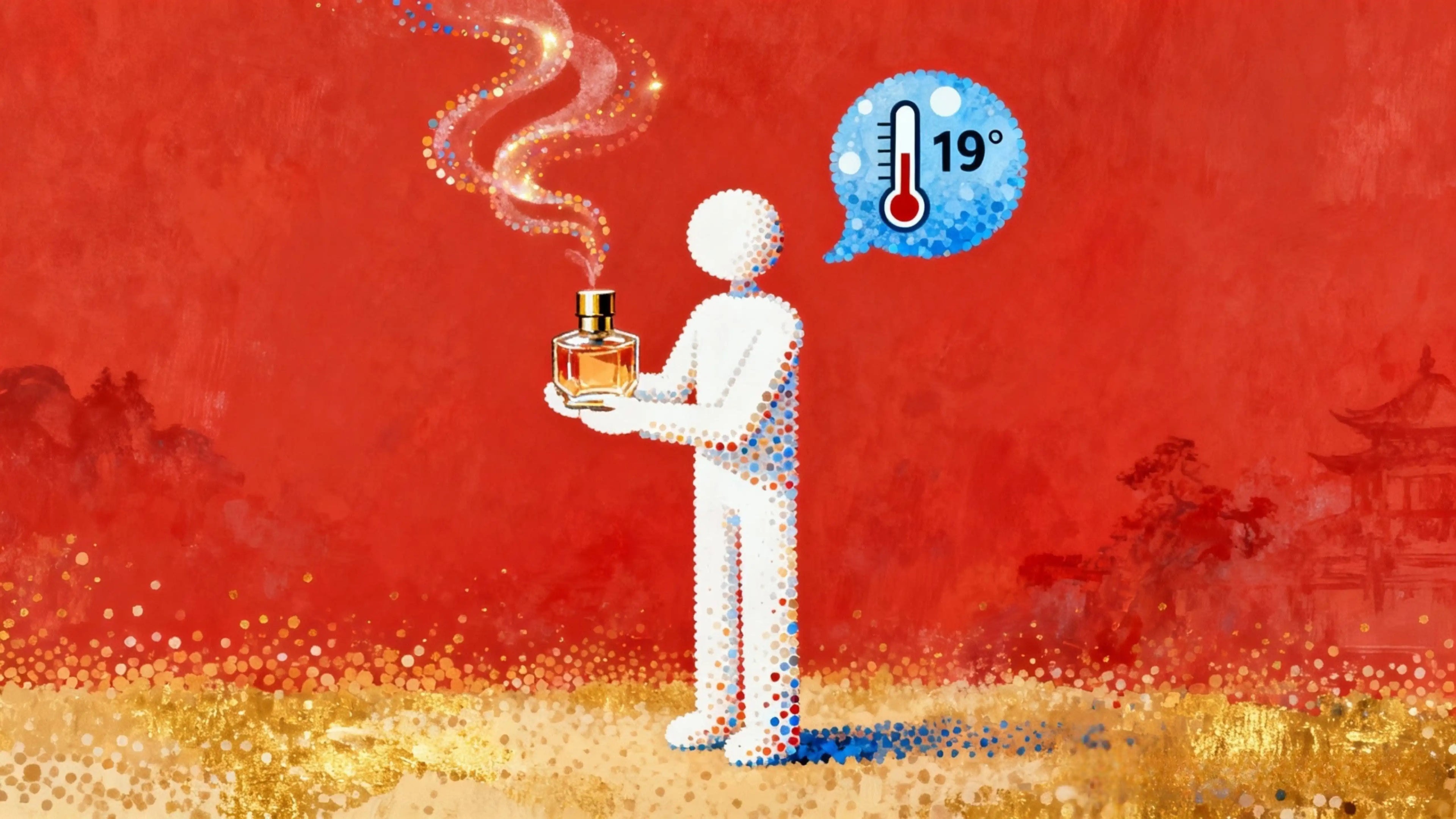 アラビア香水の正しい保管方法：19°Cルール