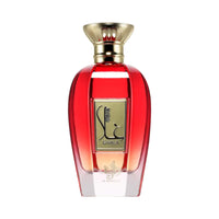 Al Wataniah Ghala オードパルファム 100ml/3.4fl.oz. - 高級アラビア香水のボトル、エレガントなデザイン、白い背景 - ボトルのみ