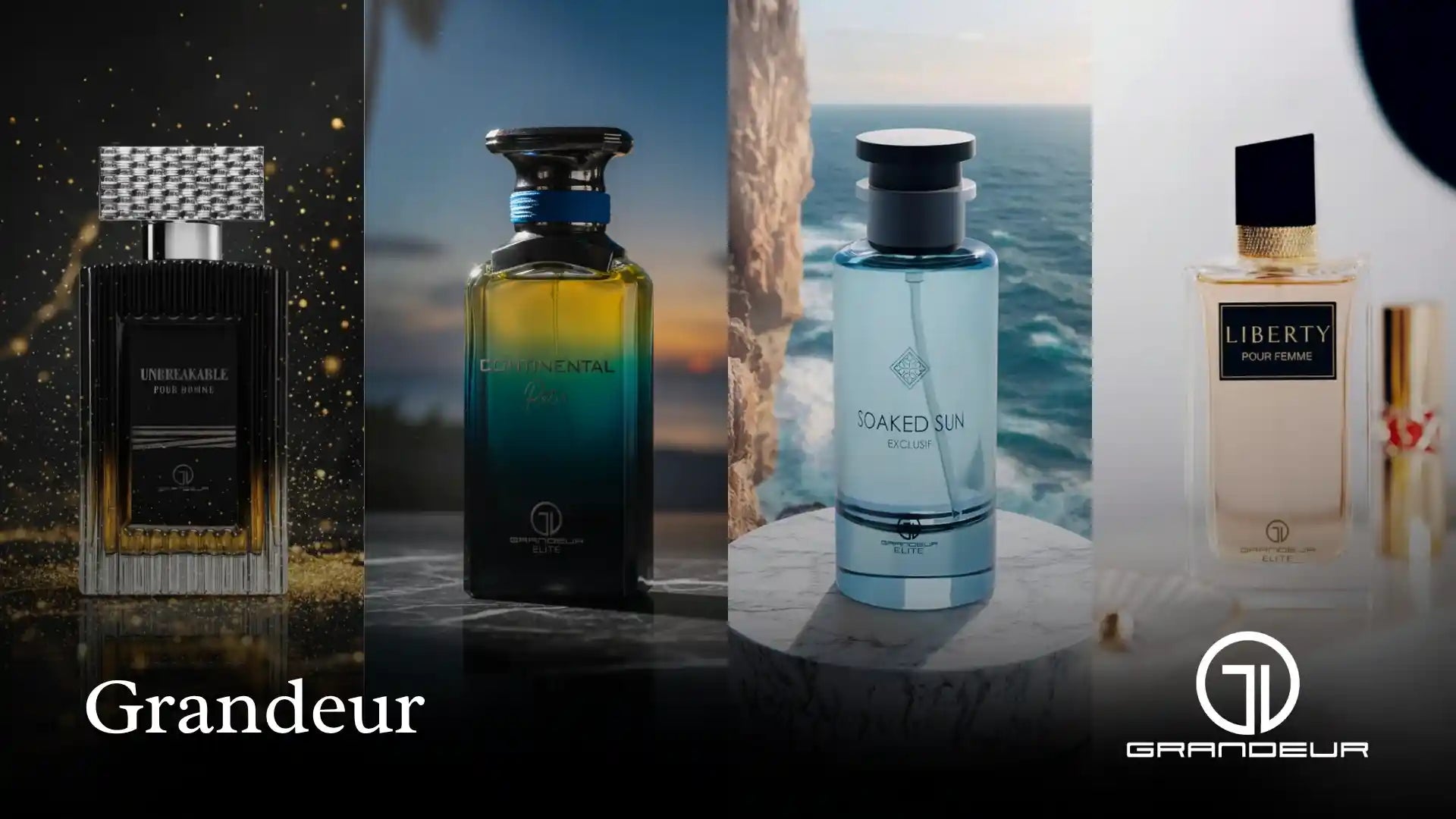 Grandeur グランドゥール フレグランスコレクション - プレミアム香水ディスプレイ