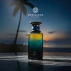 Grandeur Continental Retro オードパルファム 100ml/3.4fl.oz. - シネマティック撮影、豪華な照明と背景、プロダクト撮影 - シネマティック撮影