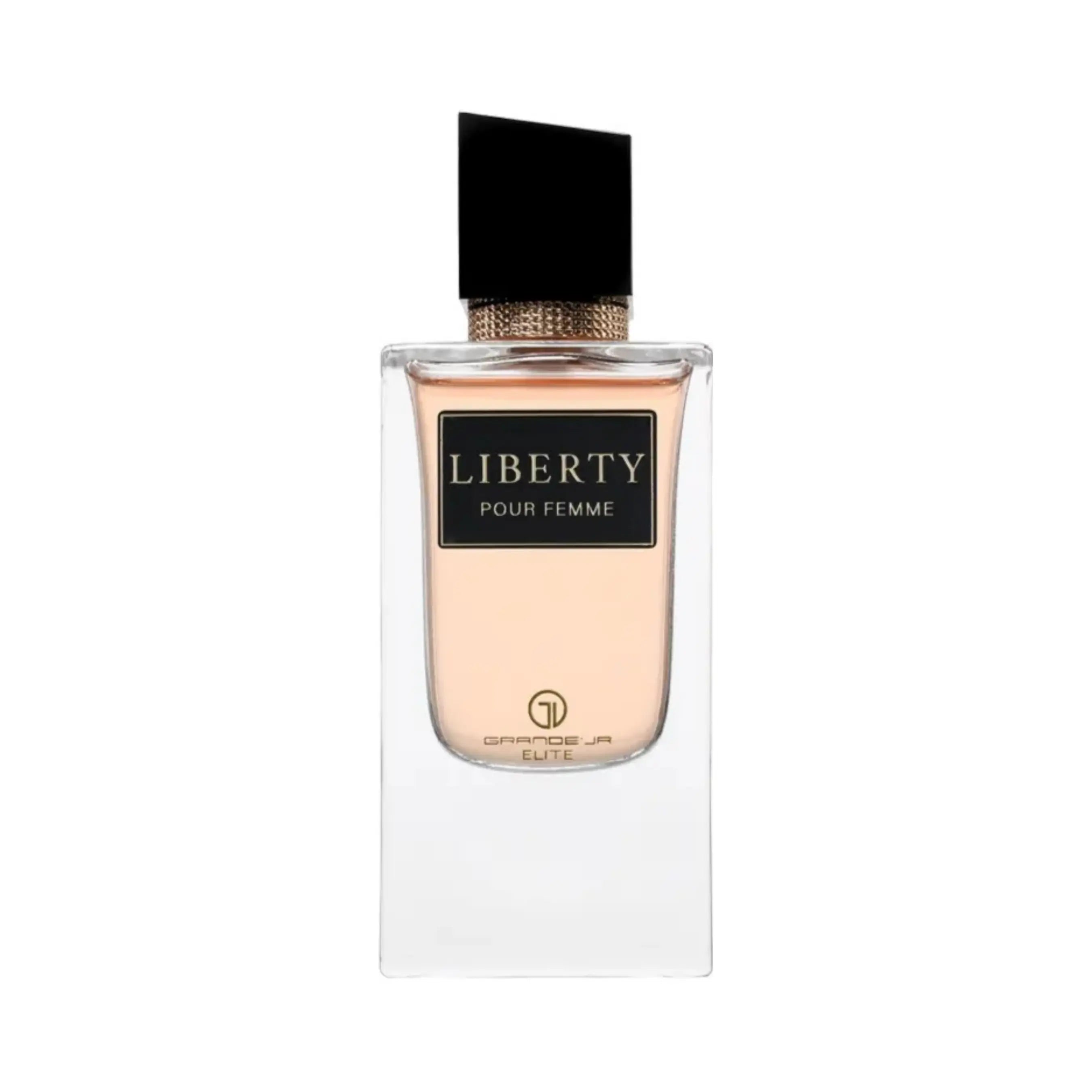 Grandeur Liberty オードパルファム 60ml/2.04fl.oz. - 高級アラビア香水のボトル、エレガントなデザイン、白い背景 - ボトルのみ